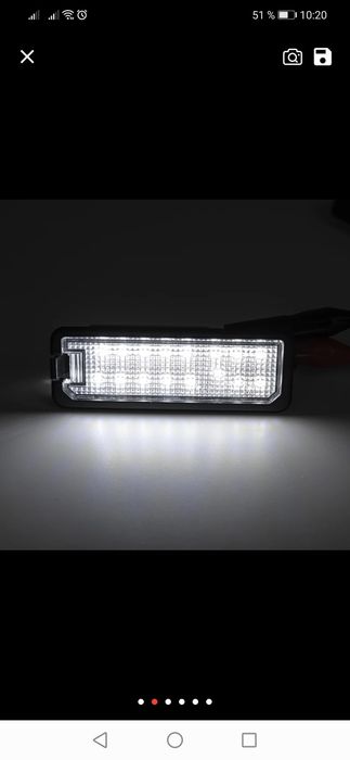Lămpi numar led  BMW, Audi , WV,