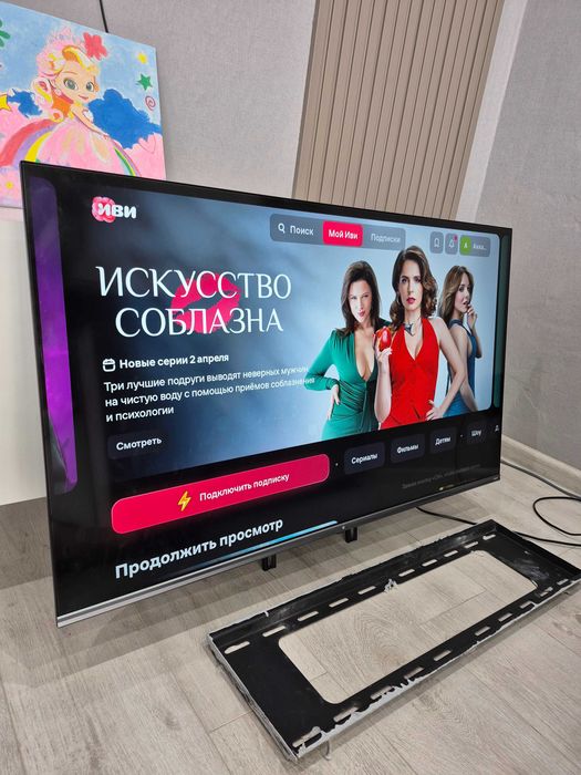 4K Smart TV 109sm Wi-Fi +кронштейн