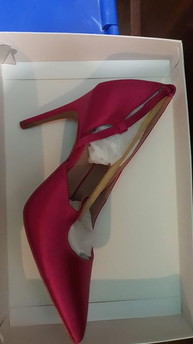 Pantofi dama ocazie Reiss Geneve Pink Satin. Noi mas.37