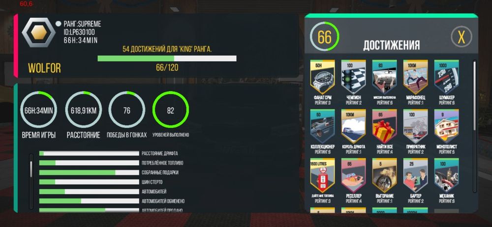 Аккаунт Car Parking