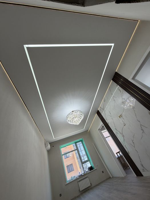 Натяжные потолки.