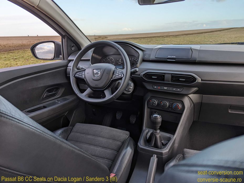 Sistem adaptare scaune de Passat B6 CC pe Logan Sandero 3 III 2020 +