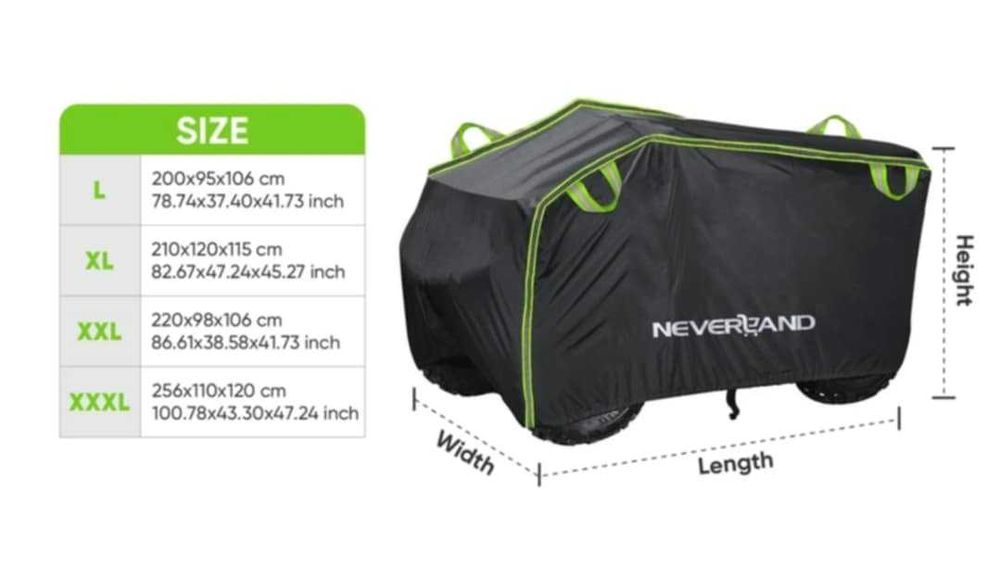 Husa prelata atv quad (cf moto can am tgb polaris seqway) XXXL