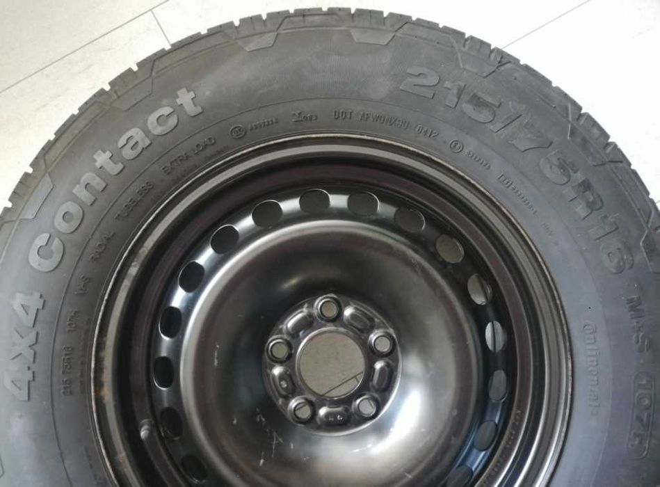 Гума с джанта за джип SUV 4x4 Continental Contact 215/75R16 M+S