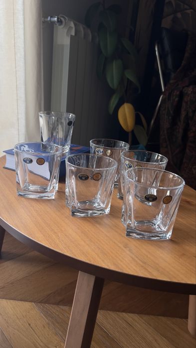 Pahare cristal de boemia set de 6