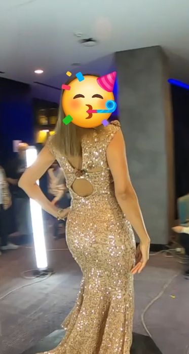 Платье вечернее со шлейфом