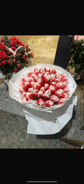 Цветы букеты на 8 марта