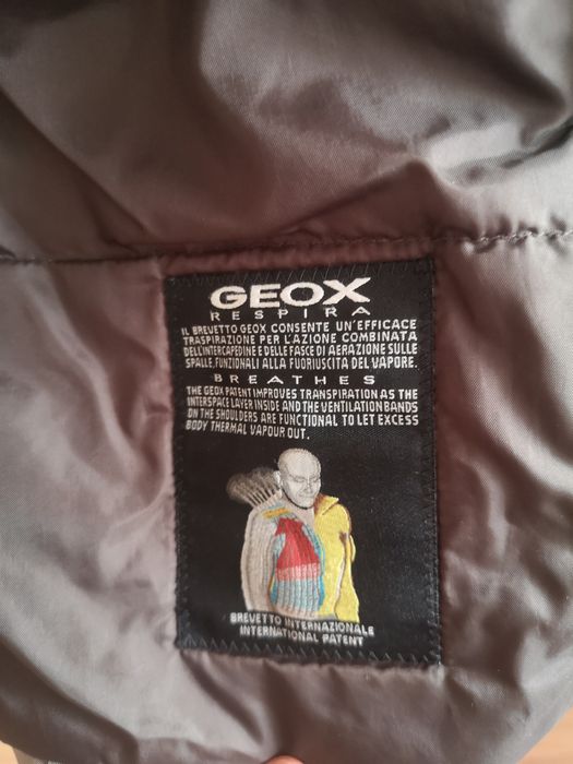 Geacă bărbați Geox respiră. Masuratori în poze.