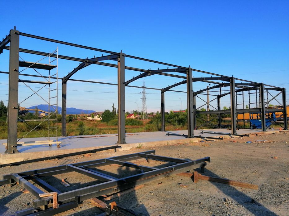 Vand hala structura metalica