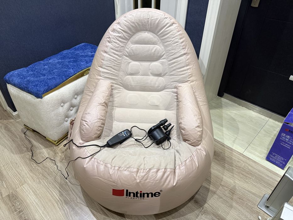 * надувное масжное кресло б/у в отличном состоянии