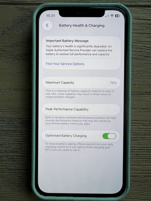 Iphone 12 pro 256GB - 78% - aspect 10/10
