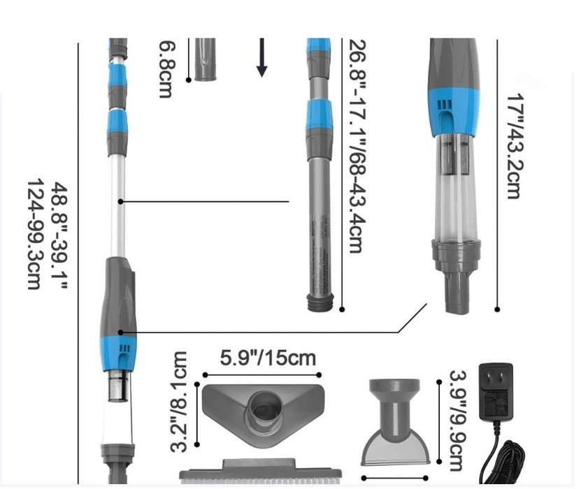 Aspirator filtru piscina