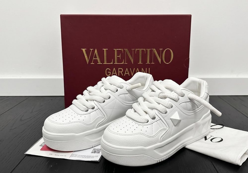 Adidasi Valentino Garavani Alb White Full Box