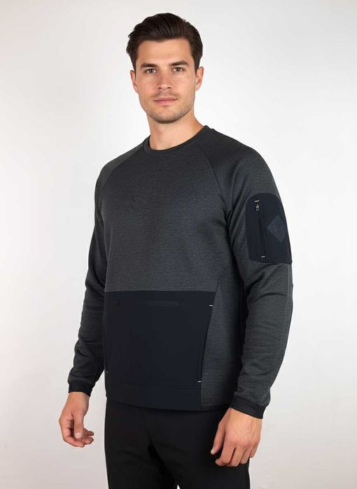 Under Armour Terrain Terry Crew - Оригинална мъжка блуза размер M