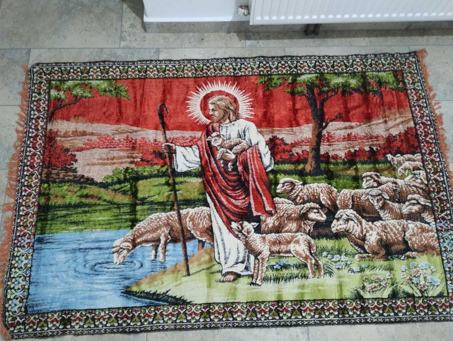 Carpetă veche Iisus Pastor oii