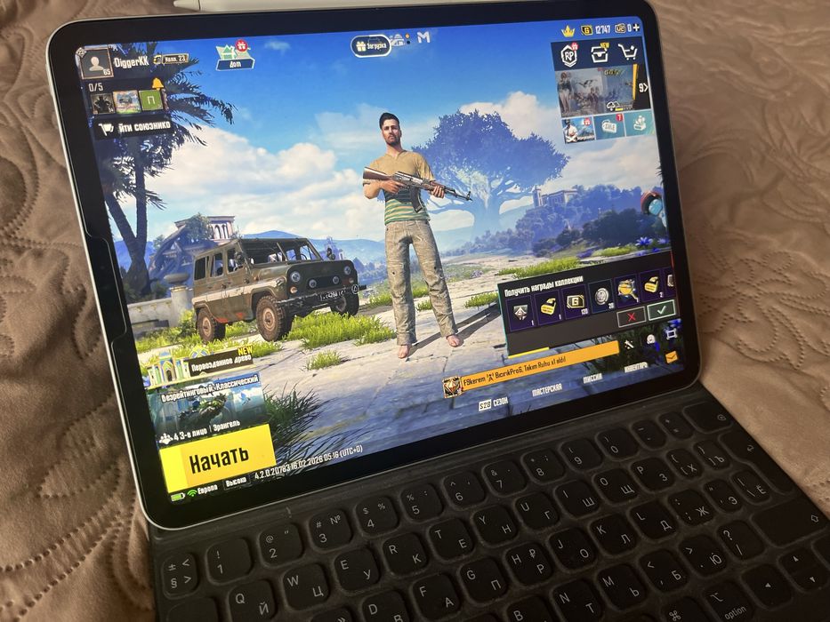 iPad Pro 11 M2 256GB Silver, Smart Keyboard Folio RU, Apple Pencil 2