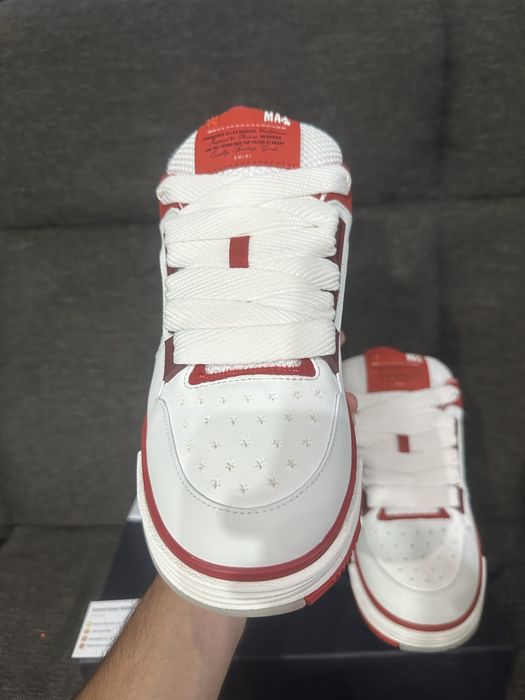 AMIRI MA1 White Red