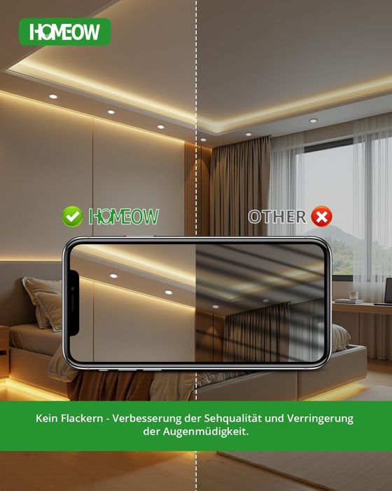 Set de 12 spoturi LED încastrate, 230 V, 7 W, 700 lumeni