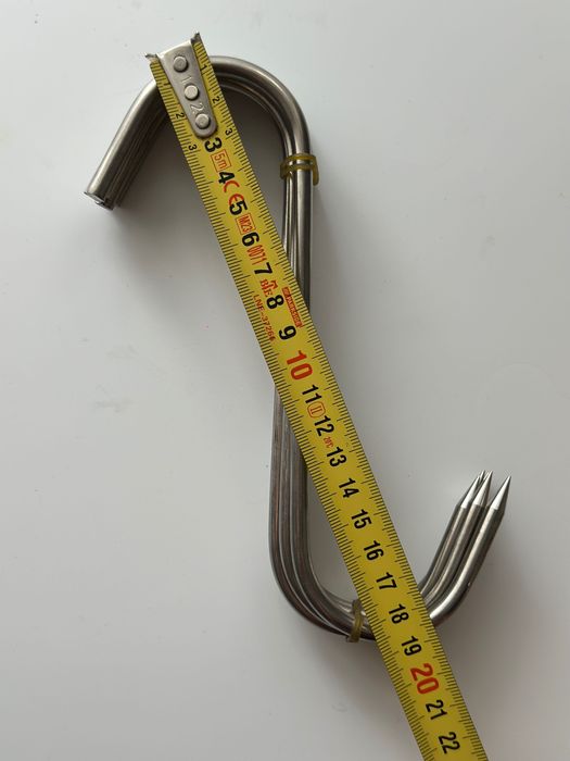 Куки от неръждаема стомана -  5 бр пакет