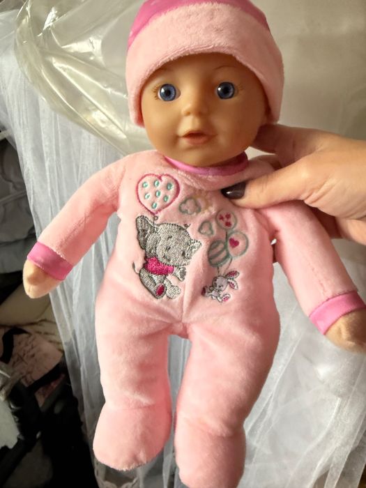 Столче за хранене на бебе кукла плюс подарък бебе кукла