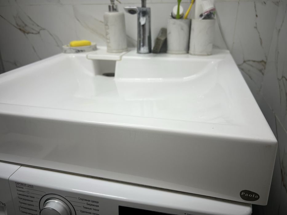 Раковина подвесная литый мрамор