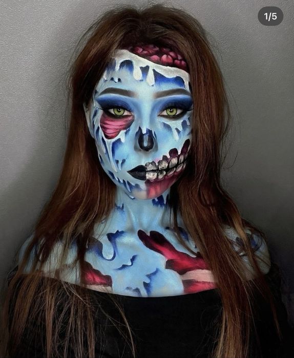Грим на хэллоуин