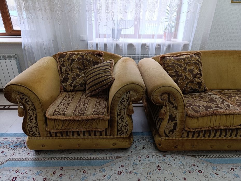 Продам диван и кресло