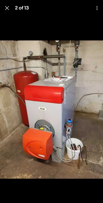 Водогреен котел на отработено масло,олио нафта