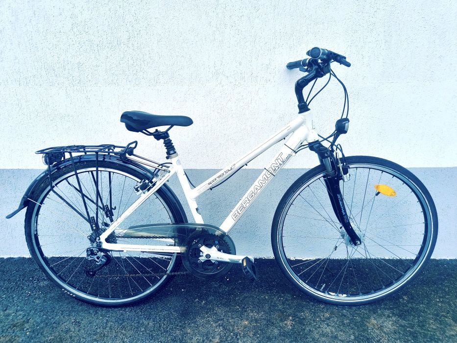 Bicicleta dama Bergamont lady alba