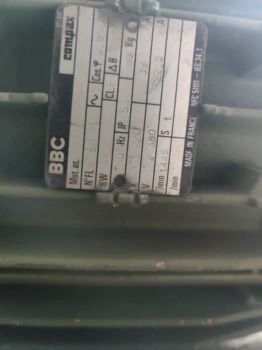 Motor electric trifazat cu flansa, 11kW, 1500rpm, 380V