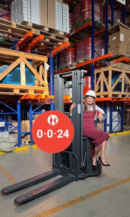 KASPI 0-0-24! Штабелер электрический самоходный СЕУЛ М 1.5 т * 4,5 м