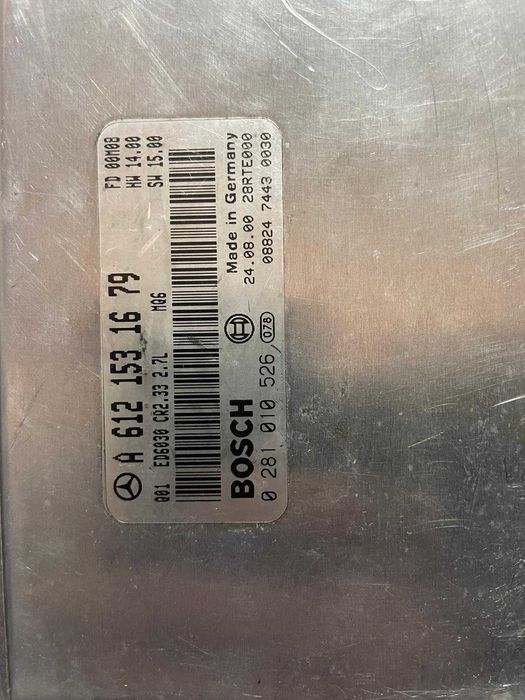 Ecu Calculator Motor Mercedes Sprinter 2.7cdi START ERROR FIX