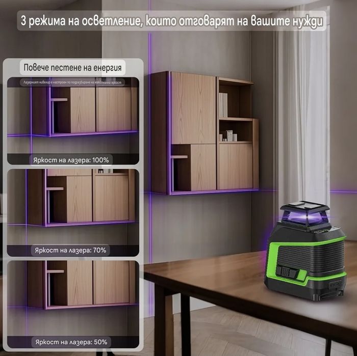 Лазерен нивелир Huepar D011 CP