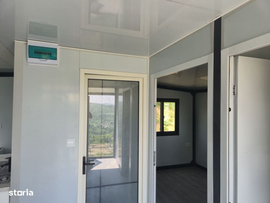 Casă modulară nouă în Tomești Dealul Crucii, 36 mp utili, teren 450 mp