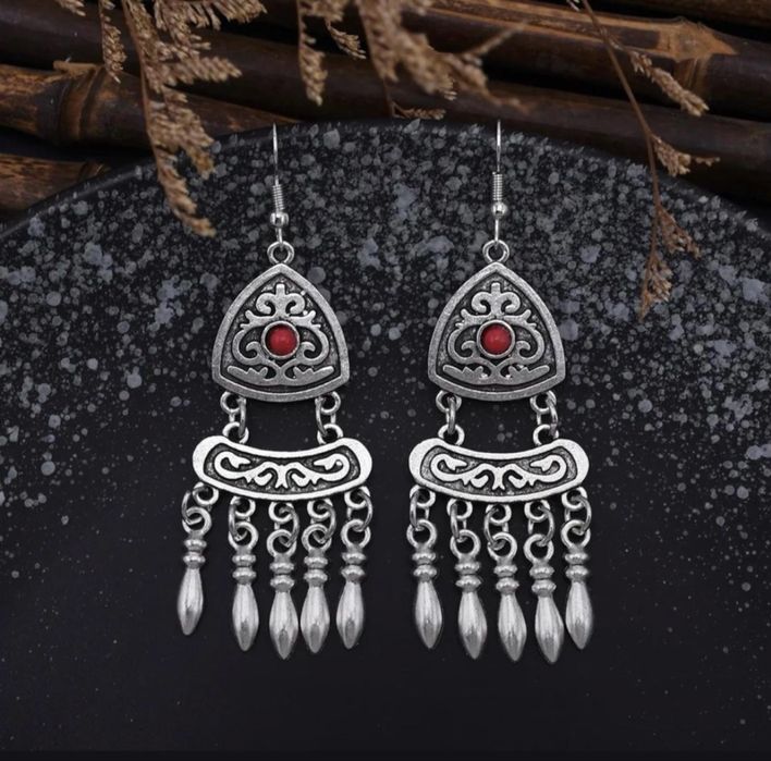 Серьги в этно стиле
