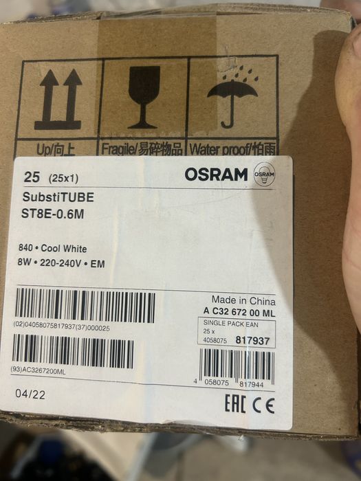 Tuburi led 60 cm  osram