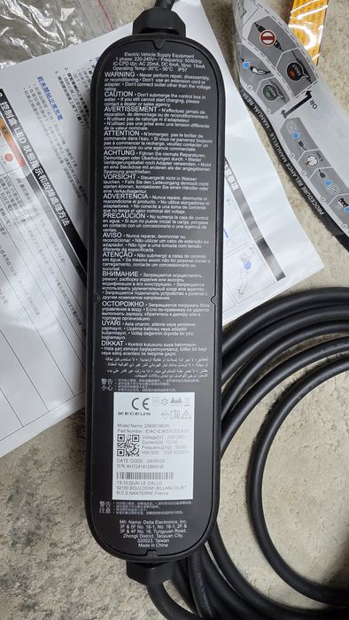 Cablu încărcare auto priza casnica /stație mobila