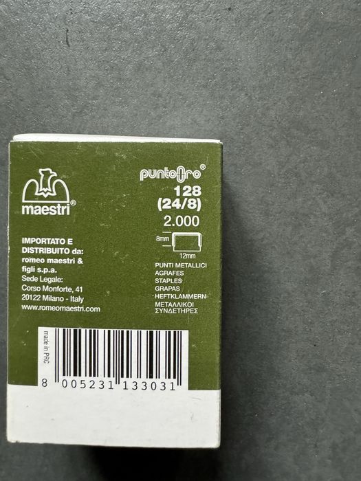 Capse metalice aurii Maestri 12mm / 8 mm