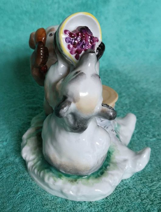 Статуэтка ЛФЗ. "мишки-сладкоежки", чернильница.