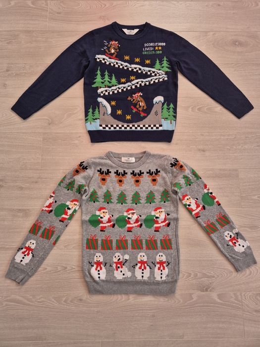 Много запазени пуловери за момче на H&M размер 134/140