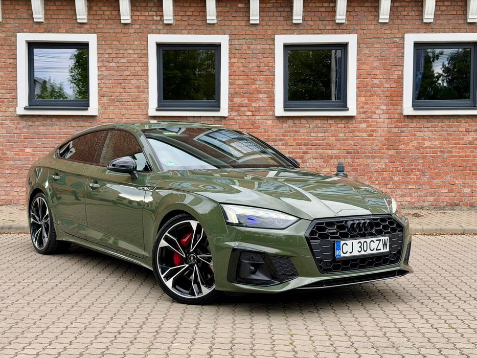 Audi A5 Sportback 3.0TDi, S Line, Mild Hybrid, Faruri Laser, Pachet RS5