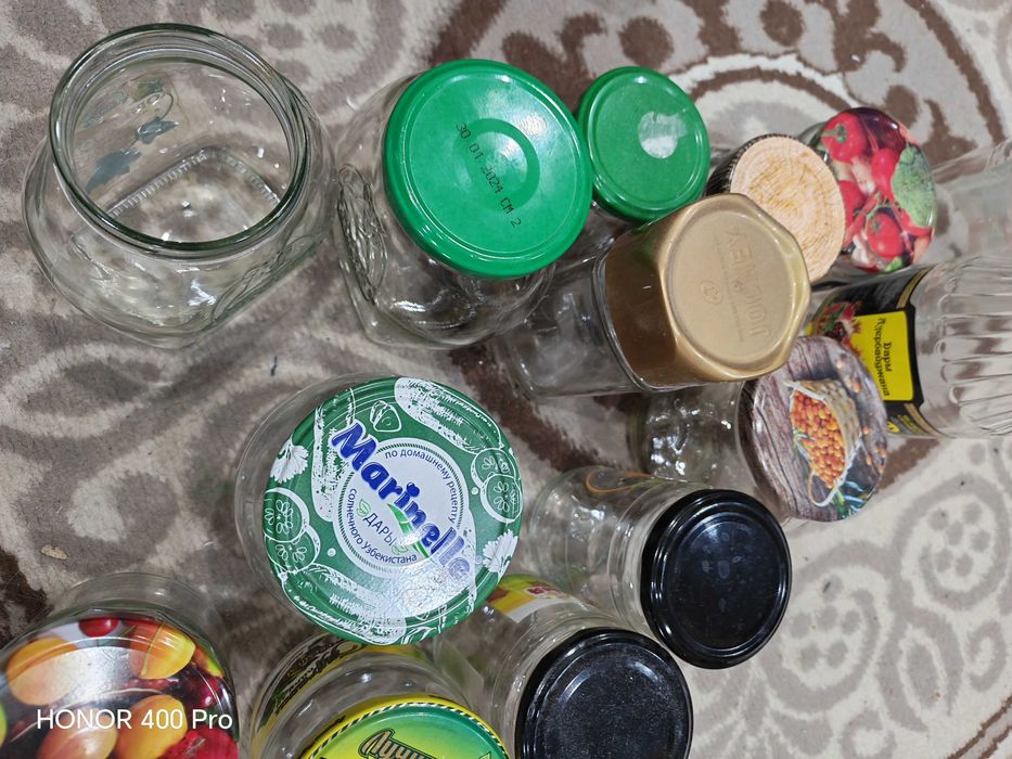 БАНКИ разные стекло