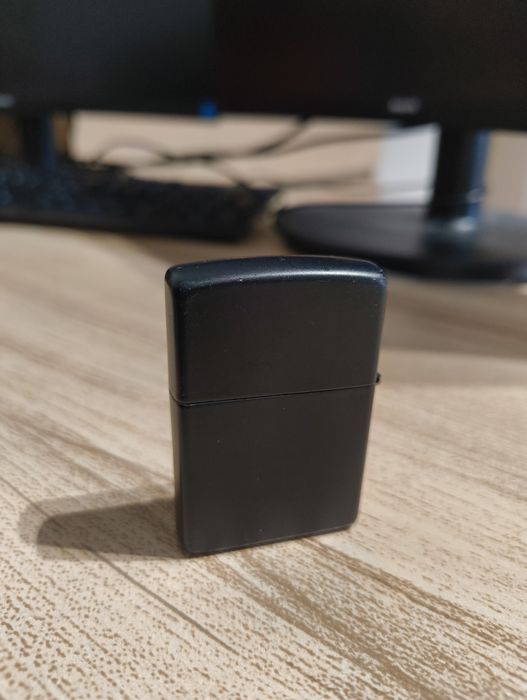 Zippo Classic Ace of Spade negru mat