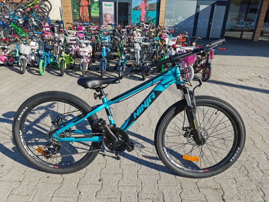 BG Алуминиев велосипед 24" NINJA син