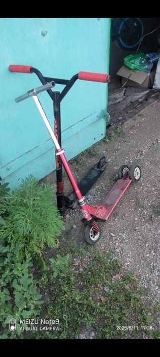 Продам велосипед и самокаты