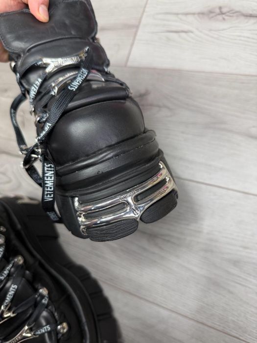 Vetements x New Rock Boots size 43 noi fara cutie