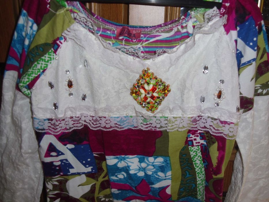 Bluza lunga stil oriental