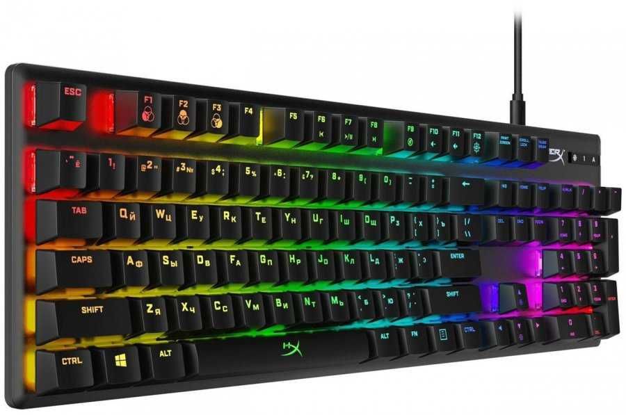 Игровая клавиатура HyperX Alloy Origins Black USB (HX-KB6BLX-RU)
