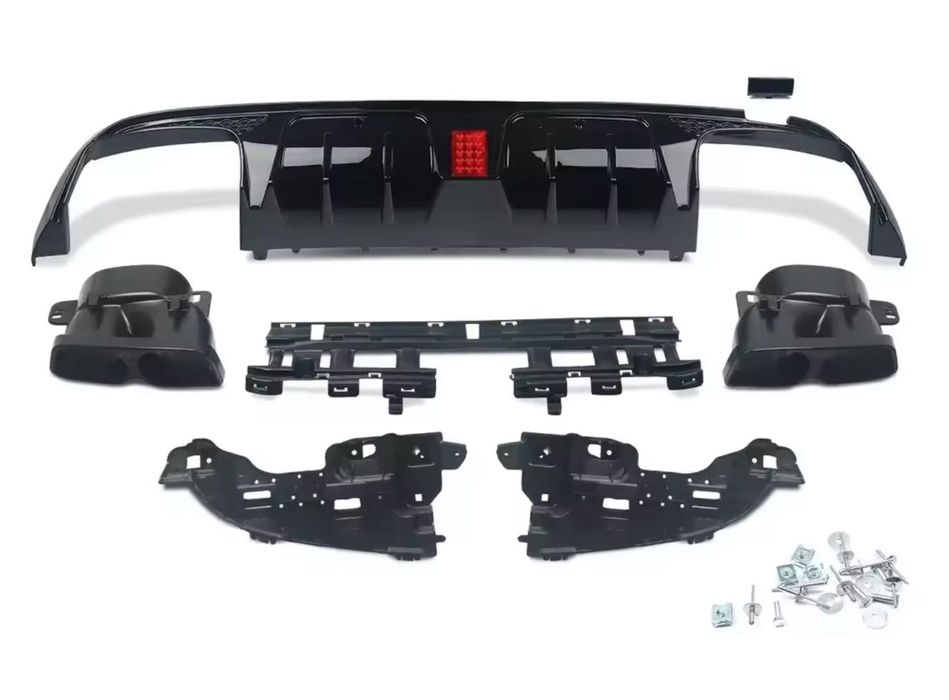 BRABUS Дифузьор за Mercedes W205 / S205 - Черен Гланц - Тунинг