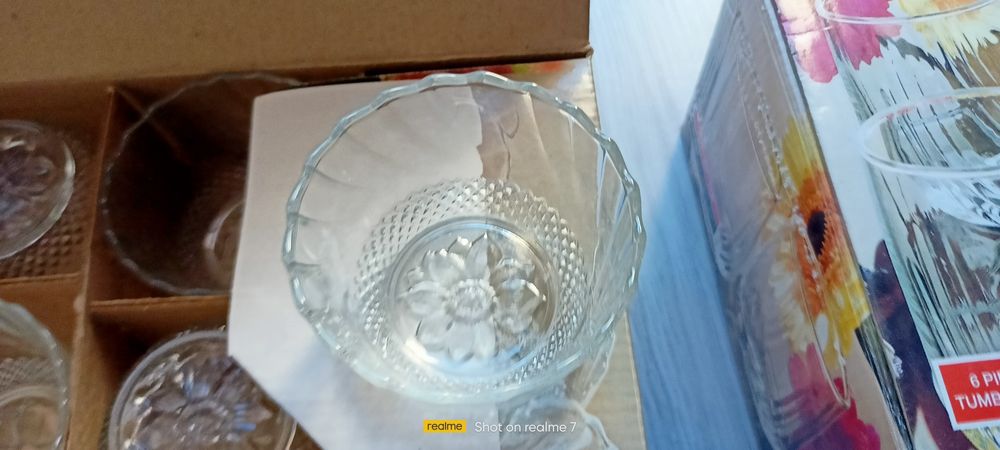 Комплект стъклени сервизи 13 части